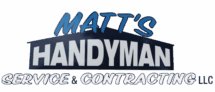 Matt’s Handyman Services and Contracting logo. Trusted handyman and remodeling services in Spirit Lake and the Iowa Great Lakes area